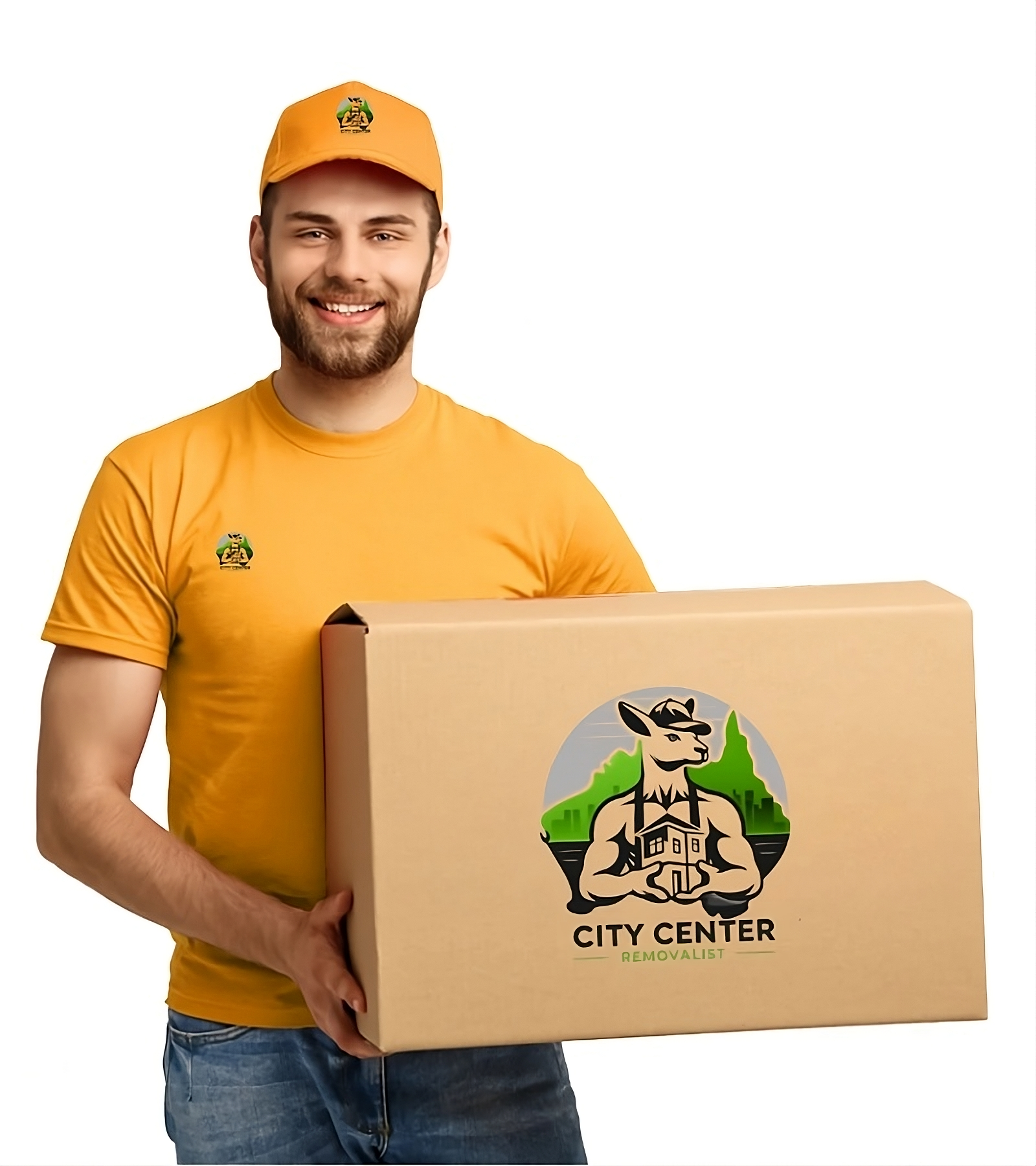 Melbourne Removalists wrapping a TV.